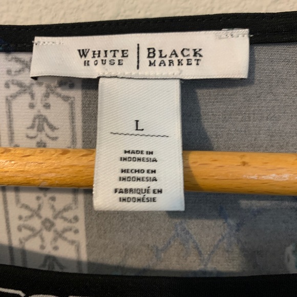 Tunic Dress- White House Black Market (size large) 32” - Picture 2 of 3